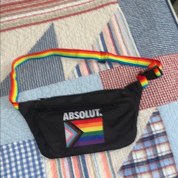 Urban Outfitters Black and Red Belt Bag - Picture 3 of 5